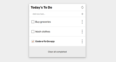 To-do App screenshot