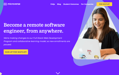 Microverse student platform